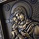 Икона Владимирской Божией Матери. Иконы. МАСТЕРСКАЯ РЕЗНОЙ ИКОНЫ АРТЕМА БУРОВА. Ярмарка Мастеров.  Фото №4