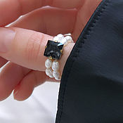 Украшения handmade. Livemaster - original item Ring of pearls. Pearl rings on the finger. Handmade.