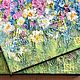 Painting diptych meadow flowers in the sun 'Life' 2 by 30h24h1,5 cm. Pictures. chuvstvo-pozitiva (chuvstvo-pozitiva). My Livemaster. Фото №5