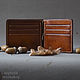 Заказать Зажим для денег с вощением из кожи юфть. EsplyEd Leather workshop. Ярмарка Мастеров. . Зажимы Фото №3