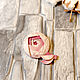 February rose brooch made of polymer clay. Brooches. AnnaMalnaya. My Livemaster. Фото №5