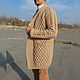 Order Men's outerwear: Men's beige knitted cardigan. CUTE-KNIT by Nata Onipchenko. Livemaster. . Mens outerwear Фото №3