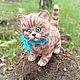 Заказать Котенок кот из шерсти/ Войлочная игрушка/. Марина Рябова / marina-toys. Ярмарка Мастеров. . Мягкие игрушки Фото №3