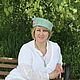 A pill hat made of straw with a blue rose with butterflies. Hats1. irina-popilova. Online shopping on My Livemaster.  Фото №2