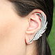 Angel Wing Cuff Earring in 925 Sterling Silver GA0029, Cuff Earrings, Yerevan,  Фото №1