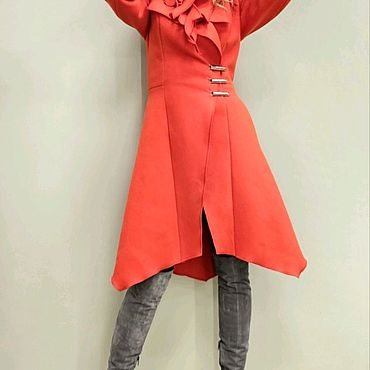 Одежда ручной работы. Ярмарка Мастеров - ручная работа Пальто `Огонь`. Handmade.