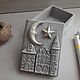 Книга-шкатулка "Город ночью". Шкатулки. Home/Business (decor). Ярмарка Мастеров.  Фото №4