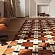  ковёр ручной работы из шкур коровы (Эксклюзив). Ковры для дома. Luxury Patchwork. Ярмарка Мастеров.  Фото №5