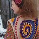  Повязка на голову Там где распускается радость. Повязки. Мариша Рябова (improvizatsiya). Ярмарка Мастеров.  Фото №5