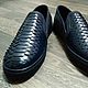 Slip-ons made of genuine Python and nubuck leather, in stock!. Slip-ons. SHOES&BAGS. My Livemaster. Фото №5