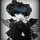 Black Angel gothic doll. Куклы и пупсы. Инна Павлова. Интернет-магазин Ярмарка Мастеров.  Фото №2