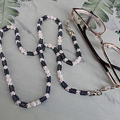 Украшения handmade. Livemaster - original item Eyeglass Holders/ Beaded Chain - harness. Handmade.