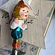 Винтаж: Чиполлино ёлочная игрушка СССР. Игрушки винтажные. Елочные игрушки из СССР. Ярмарка Мастеров.  Фото №5