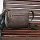 Men's bag: men's leather messenger bag GEORGE. Men\'s bag. Tais-bags. Online shopping on My Livemaster.  Фото №2