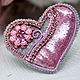 Valentine heart brooch. Gifts for February 14. Soleatoys. My Livemaster. Фото №4