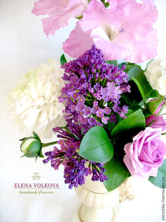 Букеты ручной работы. Ярмарка Мастеров - ручная работа. Купить Букет из полимерной глины "Жизнь - Полная чаша!". Handmade.