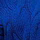 Blue sweater elongated. Sweaters. SHAPAR - knitting clothes. My Livemaster. Фото №6