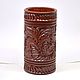 Wooden carved pencil holder, Pencil holders, Moscow,  Фото №1