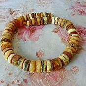 Работы для детей, handmade. Livemaster - original item Amber beads beads made of untreated amber medicinal Gift to mom wife. Handmade.