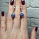 Order Bright blue earrings, English castle earrings, earrings gift. Irina Moro. Livemaster. . Earrings Фото №3