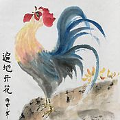 Скачка (китайская живопись, акварель)