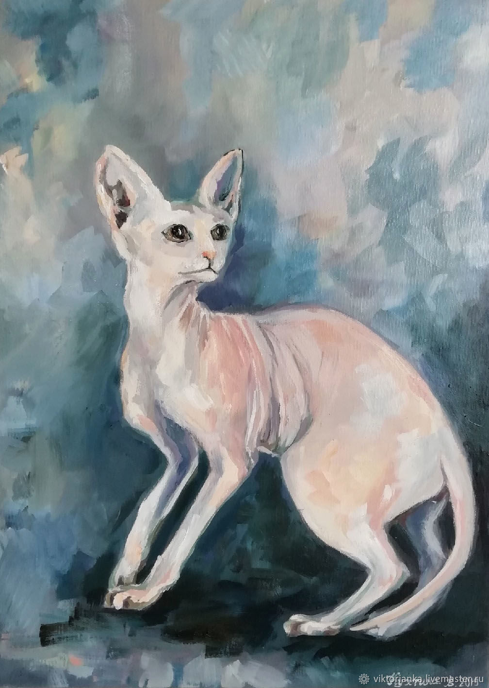 Картина сфинкс кошка
