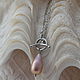Chain with a natural pearl ' Pink flamingo', Chain, Omsk,  Фото №1