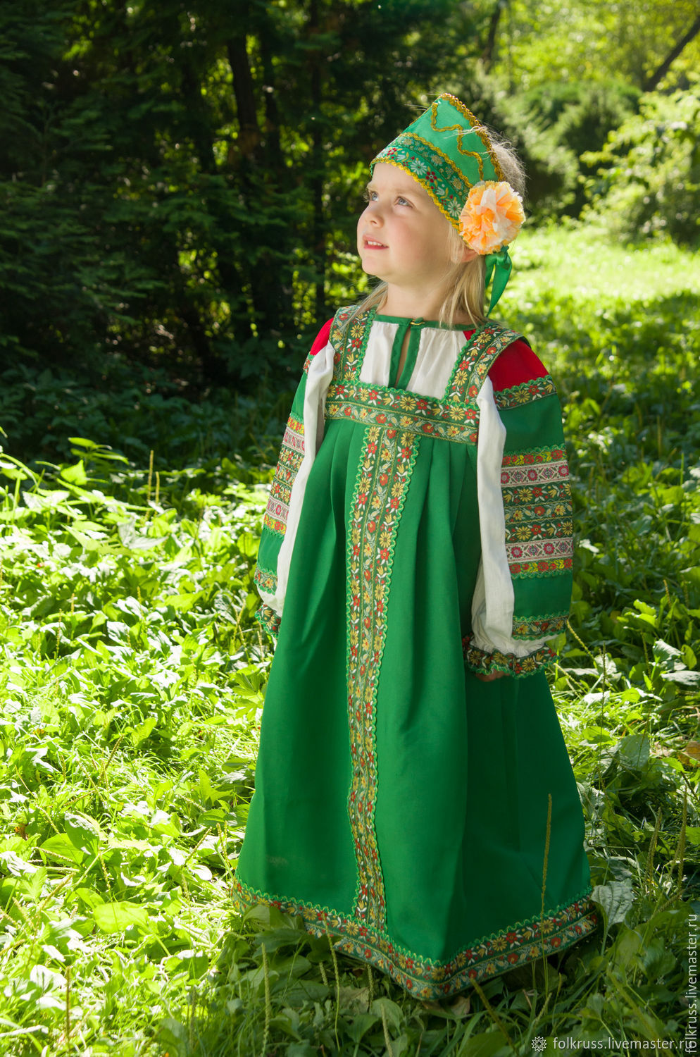 Фото русского народного сарафана для девочек