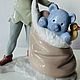 Винтаж: Для примера. Lladro Эльф с игрушками. Помощники Санты. Статуэтки винтажные. Айрин 'Своя коллекция'. Ярмарка Мастеров.  Фото №4