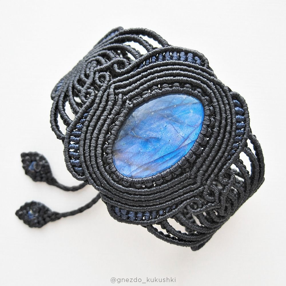 braided macrame bracelet