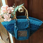 Сумки и аксессуары handmade. Livemaster - original item Beach bag: basket bag. Handmade.