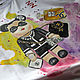 Order Bearbrick Coco Chanel hand-painted t-shirt. Koler-art handpainted wear. Livemaster. . T-shirts Фото №3
