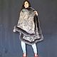 Order Stole with fox fur bluefrost. National Brand. Livemaster. . Wraps Фото №3