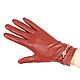 Size 7.5. Winter gloves with natural leather decor. LABBRA, Vintage gloves, Nelidovo,  Фото №1