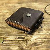 Клатч-бумажник кожаный (цвет - вечность, арт. C-002)