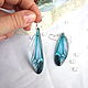 Order Transparent Wings Earrings Dragonfly Butterfly Insects Epoxy Resin. WonderLand. Livemaster. . Earrings Фото №3
