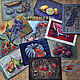 Paintings: pastel painting still life fruits STRAWBERRIES and GRAPES, Pictures, Moscow,  Фото №1