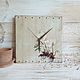 Wall clock, country, vintage. Watch. botanica-m. My Livemaster. Фото №6