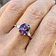 Продано! 17. Кольцо шпинель натуральная 3.40 ct. Кольца. Елена. Ярмарка Мастеров.  Фото №4