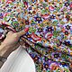 114601 плательная ткань шелк вискоза для шитья ткань цветы. Ткани. Анастасия Ткани (nice-tkani). Ярмарка Мастеров.  Фото №4