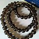 СССР обсидиан 53 см советские бусы винтаж аутентик. Бусы. Vintage Gems Bijoux. Ярмарка Мастеров.  Фото №4