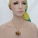 Украшение из золота 14К   орхидея с цепочкой. Подвеска. Jewelry fashion. Интернет-магазин Ярмарка Мастеров.  Фото №2