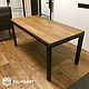 Стол обеденный. Столы. BaumbArt Loft Atelier. Интернет-магазин Ярмарка Мастеров.  Фото №2