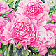 Watercolor painting ' Peonies delicate fragrance'. Painting with flowers. Pictures. Pictures for the soul (RozaSavinova). Online shopping on My Livemaster.  Фото №2