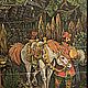 Винтаж: Картина.Русские народные сказки.Холст.Масло.СССР. Статуэтки винтажные. Антик.Декор.Винтаж. Ярмарка Мастеров.  Фото №4