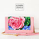 Exclusive clutch bag handmade beaded Westy 'Rose garden', Clutches, Moscow,  Фото №1