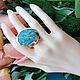 Комплект с амазонитами натуральными серебряный. Комплекты украшений. style-silver. Ярмарка Мастеров.  Фото №4