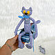 Заказать Кот рыбак прикольная мягкая игрушка. Galka-toys. Ярмарка Мастеров. . Мягкие игрушки Фото №3