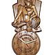 Часы из лиственницы резные для бани, Банные принадлежности, Санкт-Петербург,  Фото №1