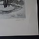 Etching Shervinsky And. With. ' Winter landscape'. Vintage interior. 1000-melochej. Online shopping on My Livemaster.  Фото №2